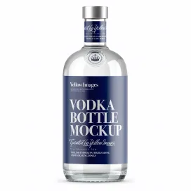 Ml Clear Glass Vodka Bottle
